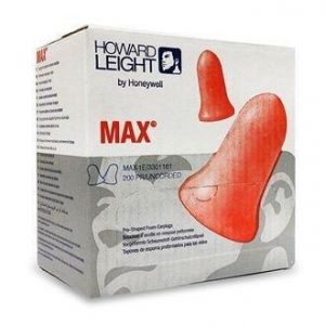 Howard Leight Earplugs MAX-1 Class 5 box 200pr