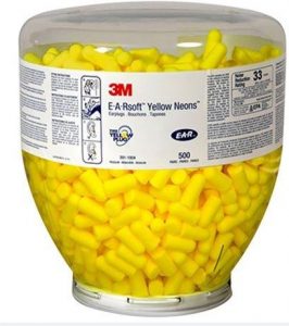 3M E.A.Rsoft™ Refills Yellow Uncorded Earplug 500/box