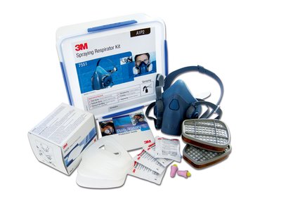 3M Spraying Respirator Kit – A1P2 (with 7502 Medium Respirator)