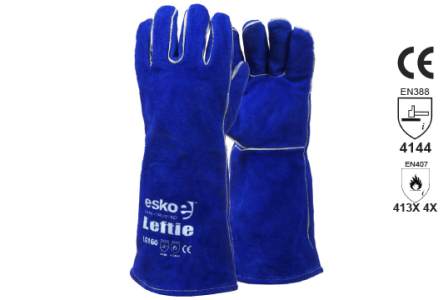 Leftie Welding Gloves 406mm Kevlar stitched