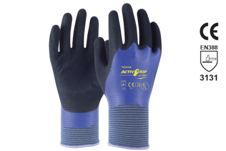 Esko Waterproof Glove Activgrip 569 Nitrile Double Full Dip