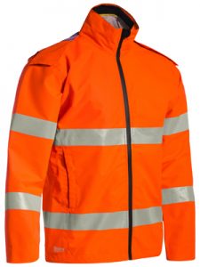 Jacket Ripstop TPU Orange Taped Bisley