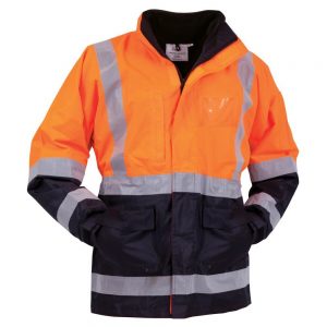 Jacket Bison Stamina 5 in 1 Combo Orange/Navy