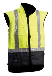 Bison Lined Stamina Vest Orange or Yellow