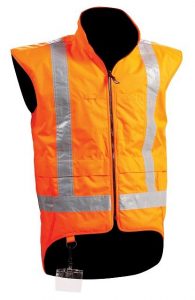 Bison Stamina Lined Vest TTMC Orange