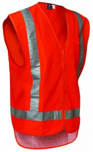 Bison Vest TTMC Hi Vis Day/Night – Orange TTMC