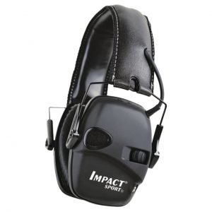 Howard Leight Impact Black Sport Sound Amplification Earmuff