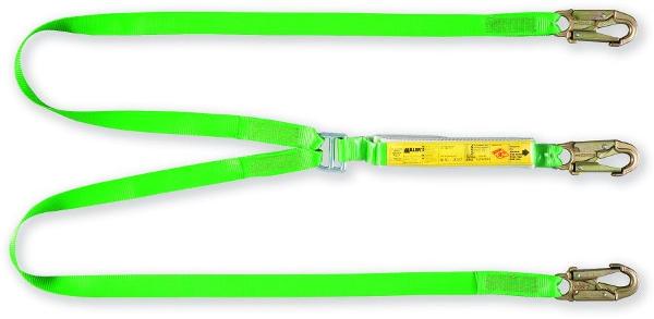 2M Twin webbing Lanyard with compact energy absorber & 19mm