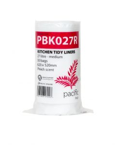 Pacific Hygiene Liner 27L Kitchen Tidy White Carton (1000)