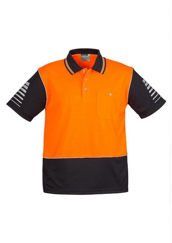 Syzmik Polo Men's Hi Vis Day Only Zone ZH236 - Image 2