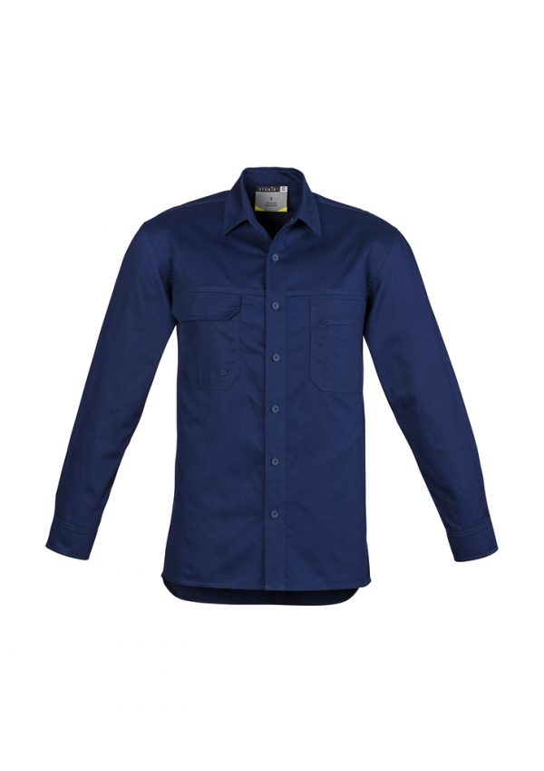 Syzmik Tradie Shirt Cotton Long Sleeve ZW121 - Image 2