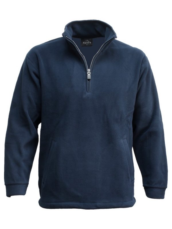 Microfleece 1/2 Zip Top 340gsm Navy