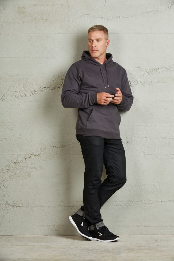 Hoodie Premium Heavyweight 360gsm Black or Navy TMP360 - Image 2