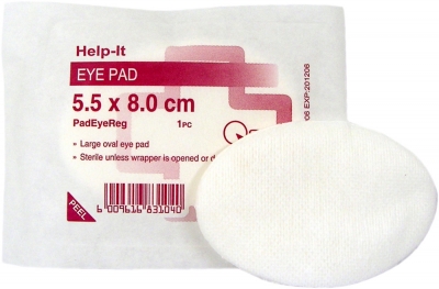 Help-It Eye Pad Sterile Pack of 2