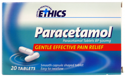 Paracetamol Capsules 500mg - Box of 20