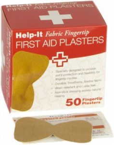 Help-It Plaster Fabric Fingertip 50/bx