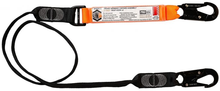 LINQ Adjustable Single Lanyard (2x Snap Hook)