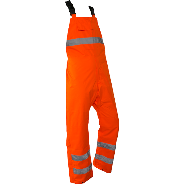 Caution Bib Overtrouser Strompro Hi-Vis Orange or Yellow