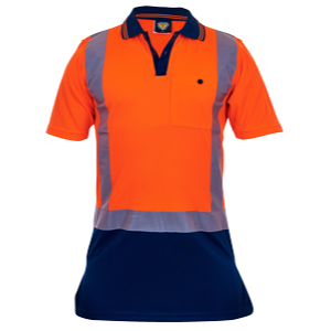 Caution Hi-Vis Polo Day/Night Microfibre PCP1211