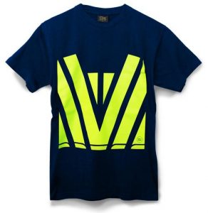 Novelli Tee Hi Viz Chevron Classic – Black or Navy