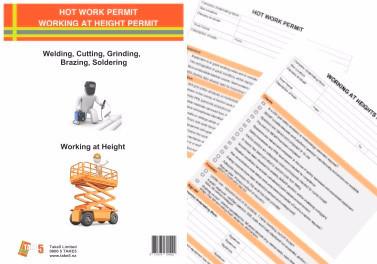 TAKE 5 Hot Work Permit and Working at Heights Permit Pad