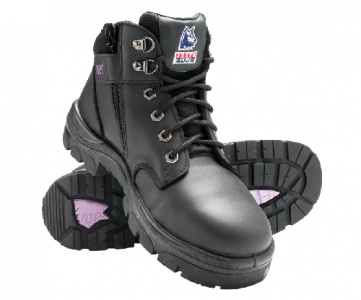 Boot Parkes Ladies Steel Blue Zip 512758
