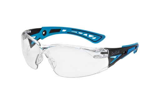 Bolle Rush+ Small Blue Temple Safety Glasses