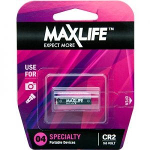 Maxlife Batteries CR2 Lithium 3V Single pack