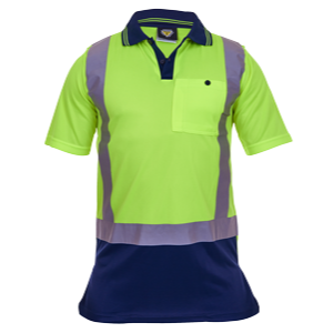 Caution Kids Hi-Vis Polo Day/Night Microfibre PCP1216