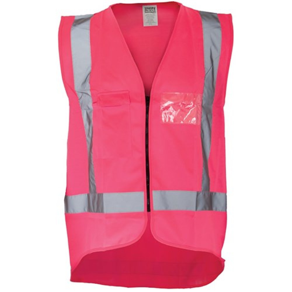 Ironwear Hi Vis Day/Night Vest in Pink S to 8XL