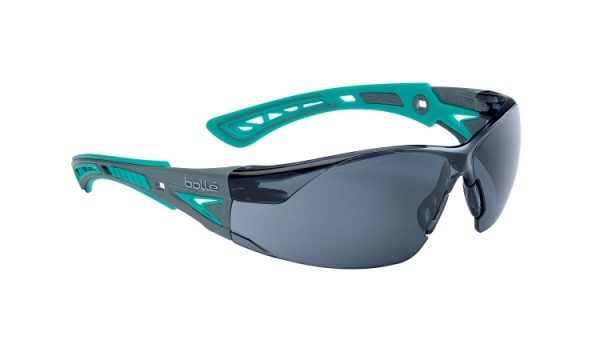 Bolle Rush Plus Safety Glasses - Smoke Green