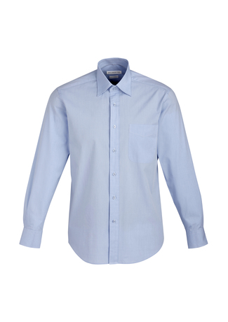 Biz-Collection Men's Chevron Long Sleeve Shirt S122ML