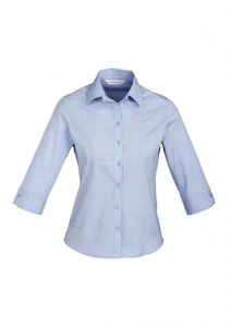 Biz-Collection Ladies Chevron 3/4 Sleeve Shirt S122LT