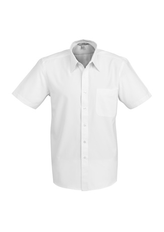 Mens Ambassador Short Sleeve ShirtWhite - Safety1st