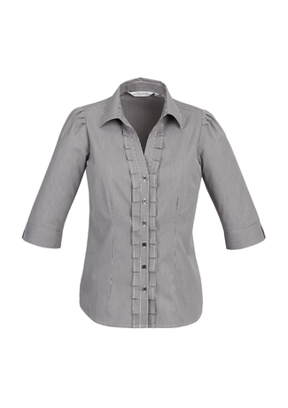 Biz-Collection Ladies Edge 3/4 Sleeve Shirt S267LT