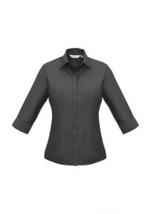 Biz-Collection Ladies Hemingway 3/4 Sleeve Shirt S504LT