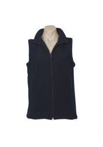 Biz-Collection Ladies Plain Micro Fleece Vest PF905