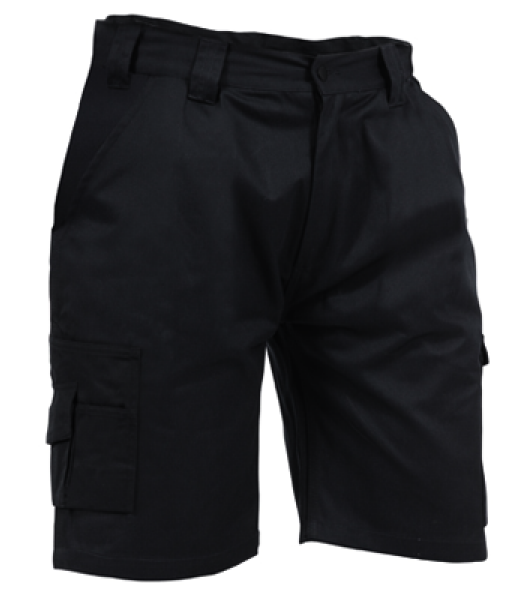 Bison Cargo Industry Shorts 310gsm Black - Safety1st