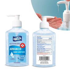 75% Alcohol Hand Sanitiser – 236ml Pump Bottles