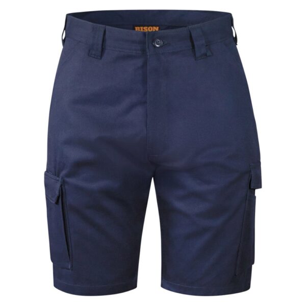 Bison Cargo Shorts Industrial 310gsm Black or Navy -19002