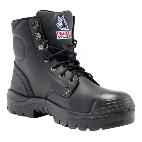 Steel Blue Argyle Scuff Boot Lace Up Black 312652 UK Sizes - Image 2