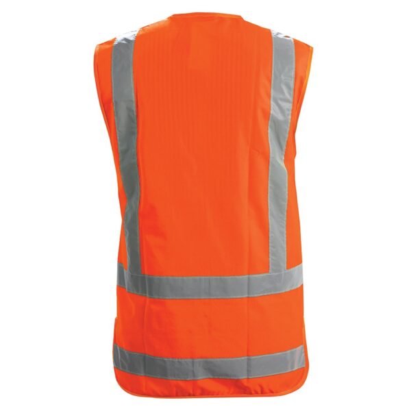 Bison Vest TTMC Hi Vis back view