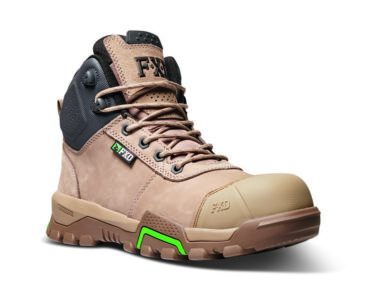 FXD WB-2 Safety Boot Zip Black / Stone / Wheat – US Sizing