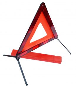 Breakdown Triangle Reflective Warning  (Foldable)