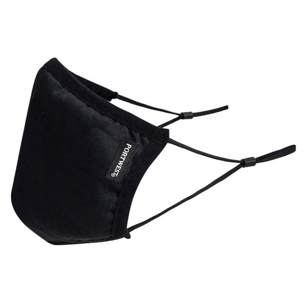 Face Mask Triple Layer Reusable Anti Microbial Fabric Navy or Black per Each - "Sold Out Until Mid March" - Image 3