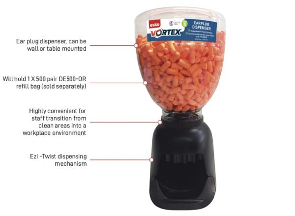 Esko Dispenser Earplug Vortex (comes without plugs) - Image 2