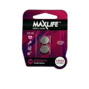 Battery LR44 Lithium Button Cell 2pk