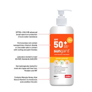 Sungard SPF50 Sunscreen 500ml Pump