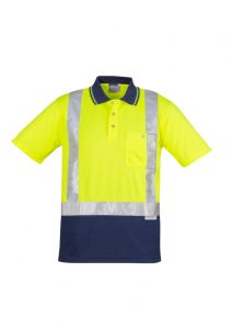 Syzmik Splices Hi-Vis Polo Shoulder Taped Men’s