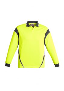 Syzmik Aztec Polo Hi Vis Men’s Long Sleeve